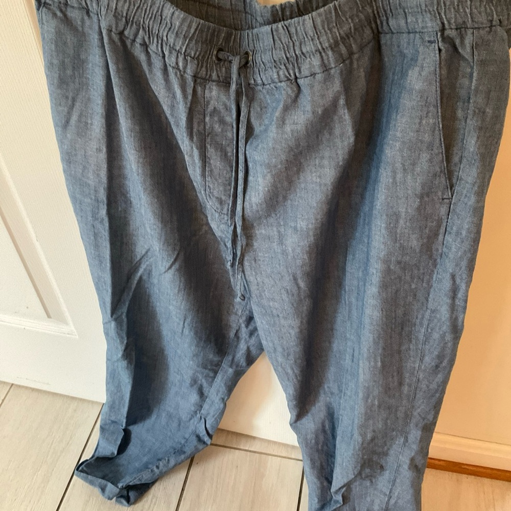 J. Crew Indigo Relaxed Pants